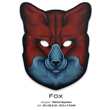 Load image into Gallery viewer, Outline® Fox Light up LED Mask