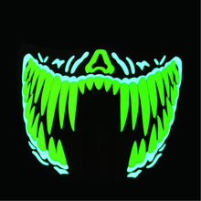Load image into Gallery viewer, Luminous Sound Reactive Face Mask - Red Venom