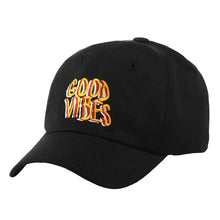 Load image into Gallery viewer, Good Vibes Baseball Cap - Black