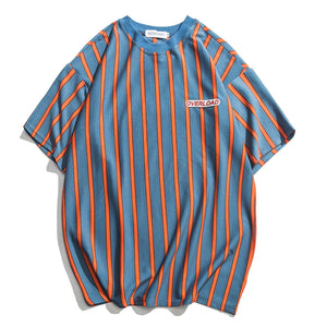Overload Men's T Shirt - Blue & Orange