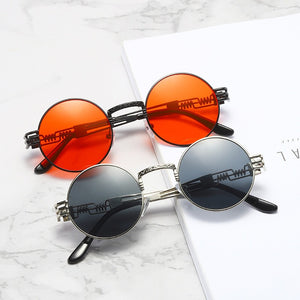 Trapper - Vintage Quavo-Style Sunglasses - Gold Frame + Black Lenses