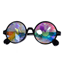 Load image into Gallery viewer, Black Round Frame Kaleidoscope Glasses 🔮 (X Range)