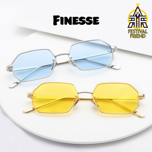Finesse - Sunglasses – Gold & Red