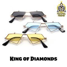 Load image into Gallery viewer, King of Diamonds 👑 – Flip Up Sunglasses – Gold &amp; Mocha