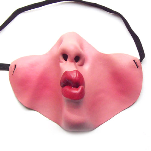 Smooch off Auntie - Funny Half Face Horrible Masks