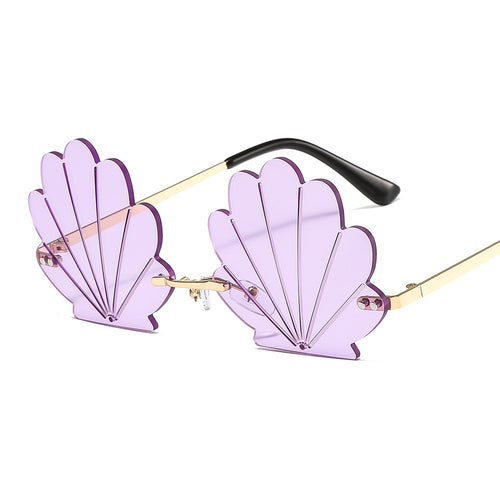 Sea Queen 🧜‍♀️ – Women’s Sunglasses – Gold & Purple