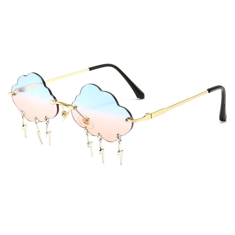 Storm 🌩 – Women’s Sunglasses – Gold & Blue, Pink