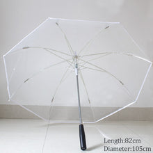 Load image into Gallery viewer, Changing Color LED Umbrella with Flashlight Transparent Handle
