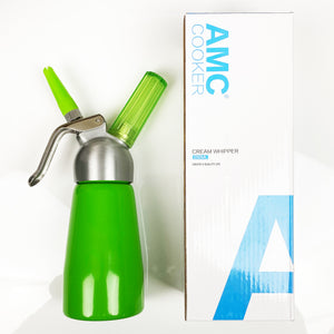 High Quality AMC 250ml N2O / Whipped Cream Dispenser - Lime Green