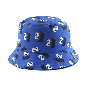 Cookie Monster 1st Edition - Cartoon Series Bucket Hat - Blue