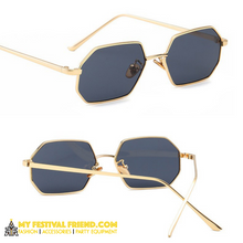 Load image into Gallery viewer, Finesse - Sunglasses – Gold &amp; Clear