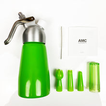Load image into Gallery viewer, High Quality AMC 250ml N2O / Whipped Cream Dispenser - Lime Green