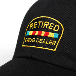 Retired Drug Dealer Cap - Black