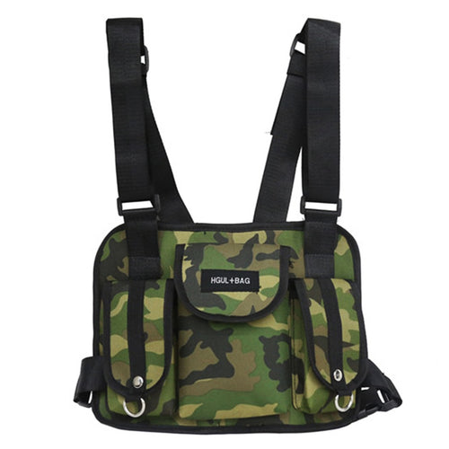 Men's Chest Rig Bag - Special Ops - Green Camouflage