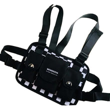 Load image into Gallery viewer, Men&#39;s Chest Rig Bag Black &amp; White - Chess Master (Two Designs)