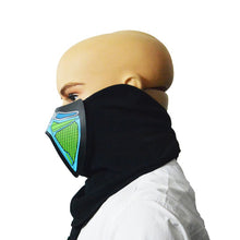 Load image into Gallery viewer, Luminous Sound Reactive Face Mask - Yellow Venom