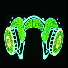 Load image into Gallery viewer, Luminous Sound Reactive Face Mask - Gas Mask Green