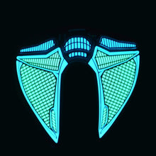 Load image into Gallery viewer, Luminous Sound Reactive Face Mask - Storm Trooper 1 (Blue)