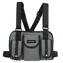 Load image into Gallery viewer, Men&#39;s Chest Rig Bag - Special Ops - Grey