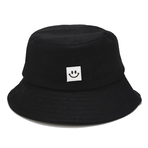 Keep Smiling Bucket Hat - Black