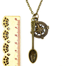 Load image into Gallery viewer, Up Your North Spoon Chain Necklace - Antique Bronze