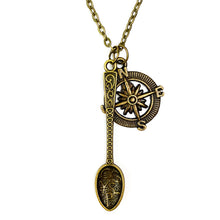 Load image into Gallery viewer, Up Your North Spoon Chain Necklace - Antique Bronze