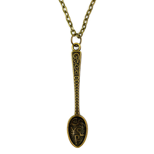 Money 💰🤑💱 Spoon Chain Necklace - Antique Bronze