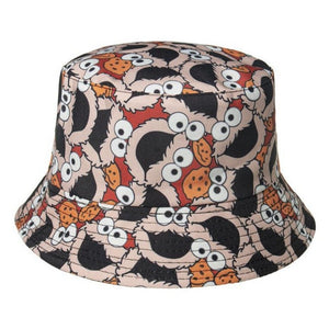 Cookie Monster 2nd Edition Bucket Hat - Grey & Red