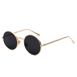 Imagine - Classic Sunglasses - Gold Frame + Black Lenses