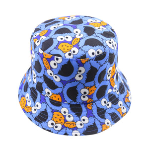 Cookie Monster 2nd Edition - Cartoon Series Bucket Hat - Blue