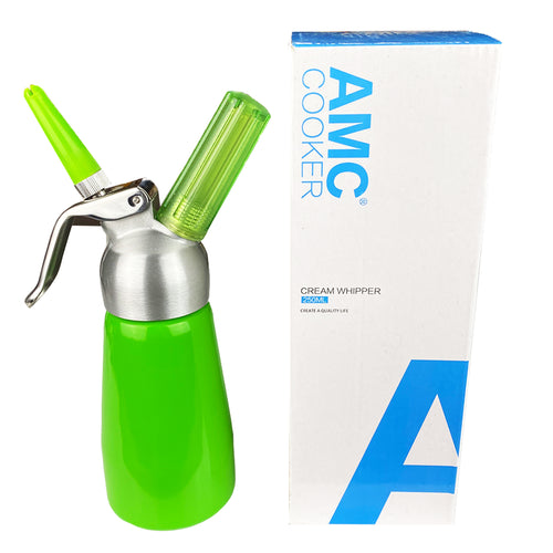 High Quality AMC 250ml N2O / Whipped Cream Dispenser - Lime Green