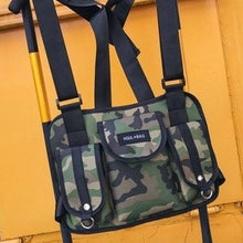 Load image into Gallery viewer, Men&#39;s Chest Rig Bag - Special Ops - Green Camouflage