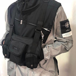 Men's Chest Rig Bag - Special Ops - Grey