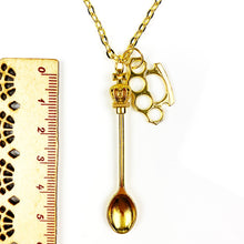 Load image into Gallery viewer, Crown Spoon &amp; Knuckle Dusters - Gold