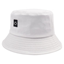Load image into Gallery viewer, Keep Smiling Bucket Hat - White