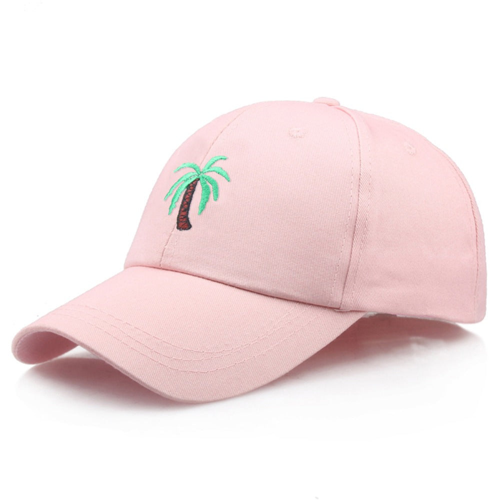 Palm Tree Summer Baseball Cap - Pink