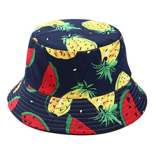 Load image into Gallery viewer, Turquoise Pineapple Edition - Fruit Summer Series - Bucket Hat