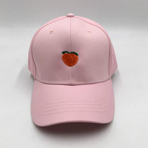 Peach Emblem - Baseball Cap - Pink