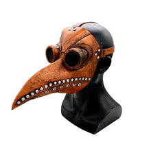 Load image into Gallery viewer, Medieval Steampunk Plague Doctor Mask with Birdlike Beak! - All Designs (7)