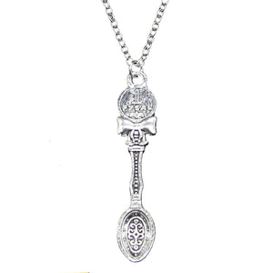 No.1 🥇Rosette Spoon Chain Necklace - Silver
