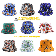 Load image into Gallery viewer, Cookie Monster 2nd Edition - Cartoon Series Bucket Hat - Blue