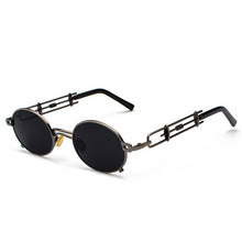 Load image into Gallery viewer, Smokey - Men&#39;s Vintage Sunglasses - Black Frame, Red Lenses