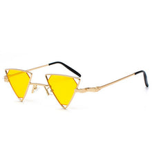 Load image into Gallery viewer, Just Tri Me - Sunglasses - Silver Frame + Light Blue Lenses