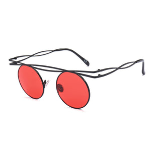 Poison Ivy - Women's Sunglasses - Gold Frame + Green Lenses