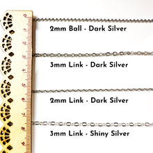 Load image into Gallery viewer, Dolla Spoon &amp; Microphone Chain Necklace - Silver