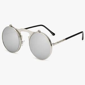 Flip The Script - Sunglasses With Flip Frames - Black Frames + Black Lenses