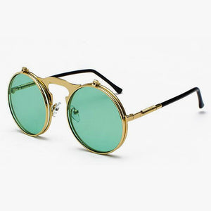 Flip The Script - Sunglasses With Flip Frames - Silver Frames + Black Lenses
