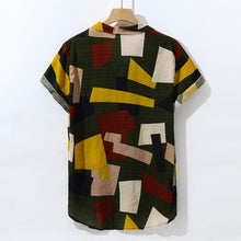 Load image into Gallery viewer, Mosaic Tapestry Shirt Yellow Multicolour