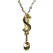 Load image into Gallery viewer, Dolla Spoon 🤑 Chain Necklace - Silver