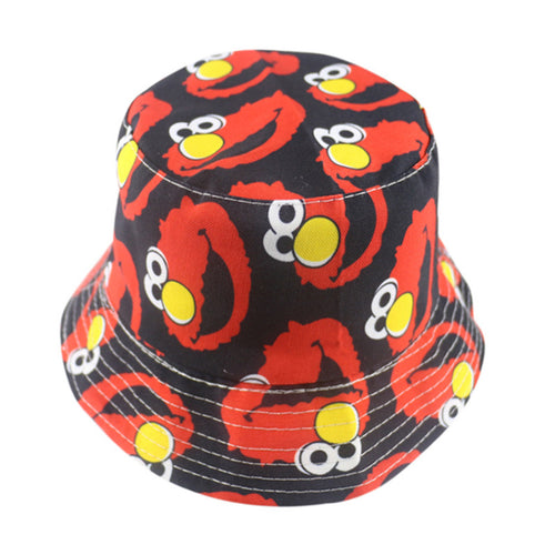 Elmo Edition - Cartoon Series Bucket Hat - Black & Red